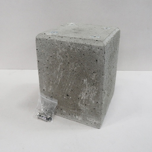 Betonsockel massiv mit Schrauben